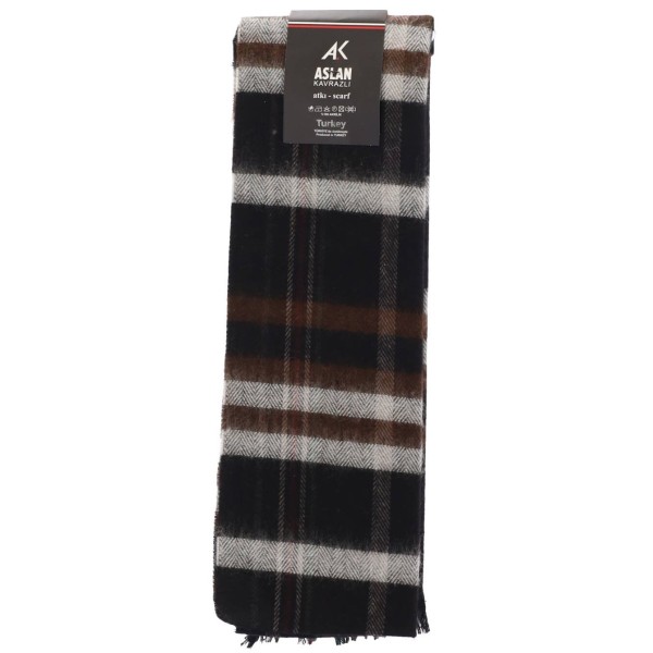 ASLAN KAVRAZLI Men's Striped Scarf