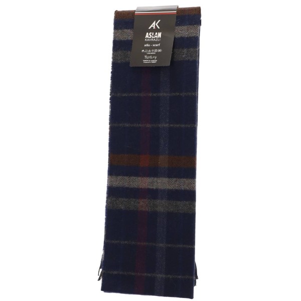 ASLAN KAVRAZLI Men's Striped Scarf