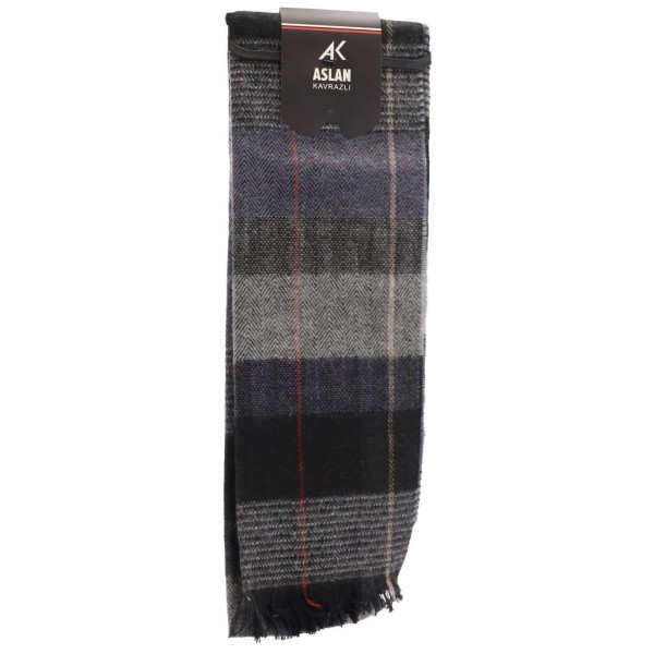 ASLAN KAVRAZLI Men's Striped Scarf