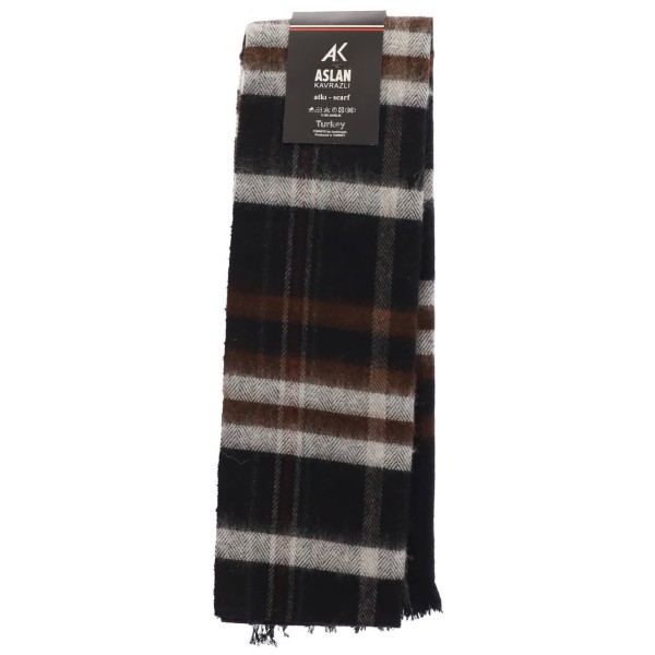 ASLAN KAVRAZLI Men's Striped Scarf