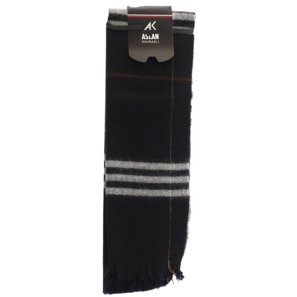 ASLAN KAVRAZLI Men's Striped Scarf