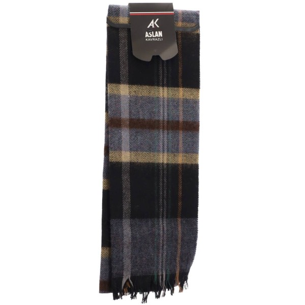 ASLAN KAVRAZLI Men's Striped Scarf