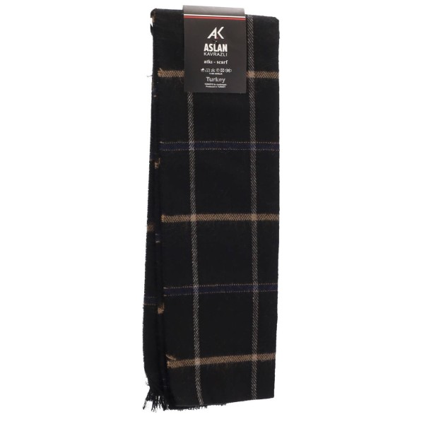 ASLAN KAVRAZLI Men's Striped Scarf