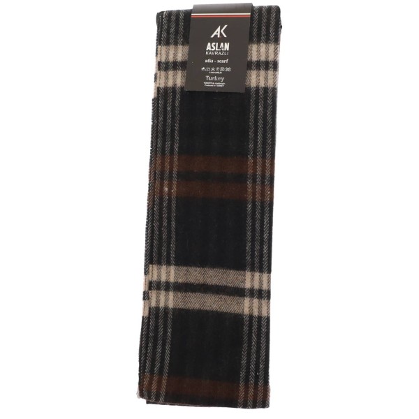 ASLAN KAVRAZLI Men's Striped Scarf