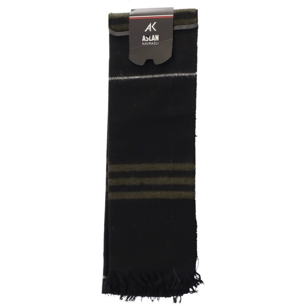 ASLAN KAVRAZLI Men's Striped Scarf
