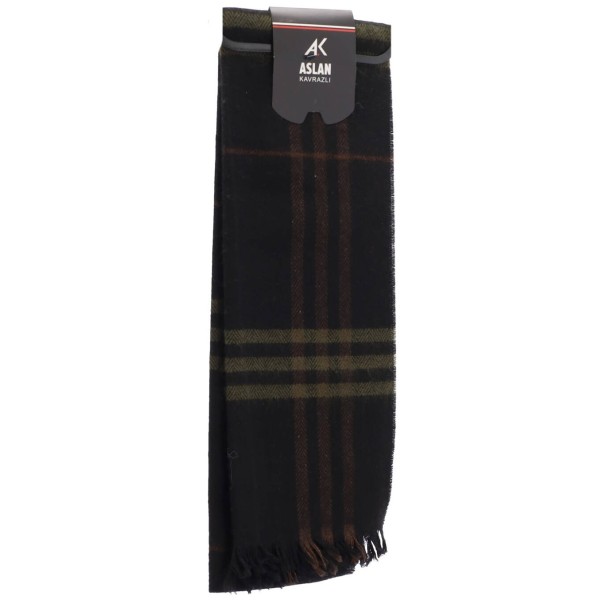 ASLAN KAVRAZLI Men's Striped Scarf