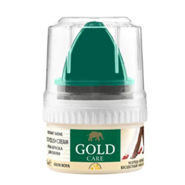 Gold Care Self-Shine Creamy Shoe Polish - White