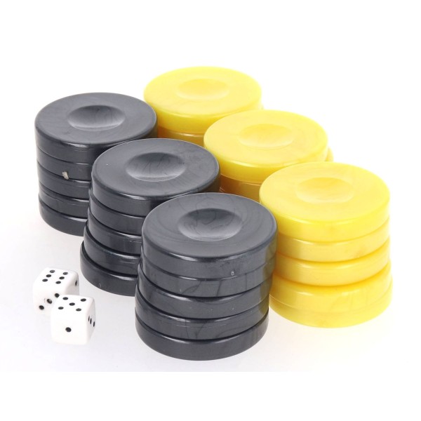 Mother-of-pearl Backgammon Checkers