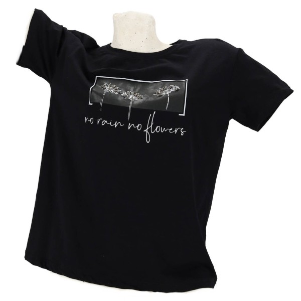 Γυναικείο Κοντομάνικο T-shirt Με Στάμπα