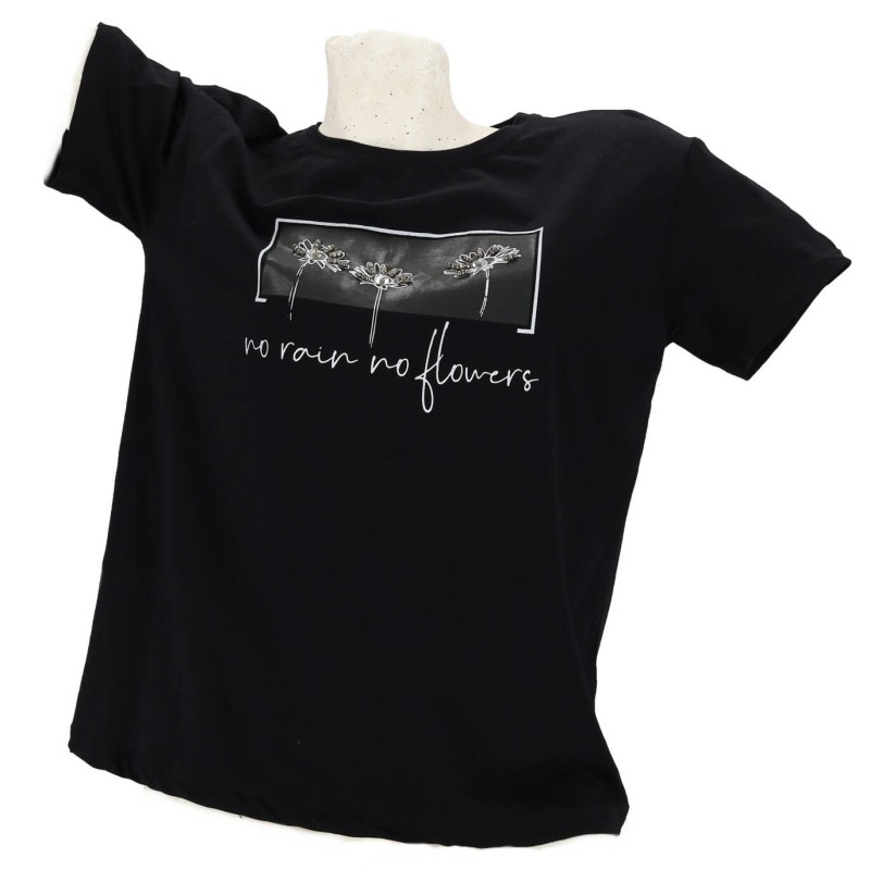 Γυναικείο Κοντομάνικο T-shirt Με Στάμπα Γυναικείο Κοντομάνικο T-shirt Με Στάμπα