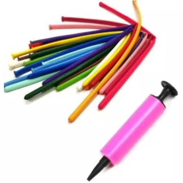 Μπαλόνια Μακρόστενα Με Τρόμπα