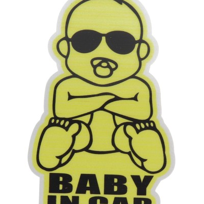 Αυτοκόλλητο Αυτοκινήτου ''Baby In Car'' Αυτοκόλλητο Αυτοκινήτου ''Baby In Car''