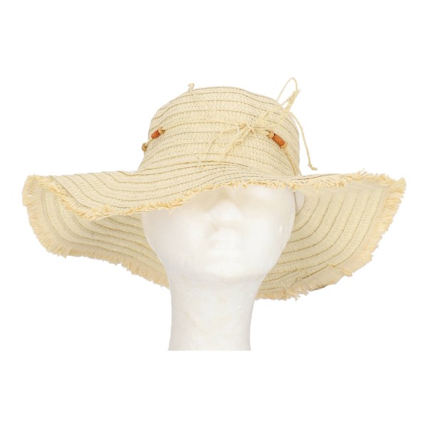 ΟΕΜ Γυναικείο Ψάθινο Καπέλο με Διασκοσμιτικά