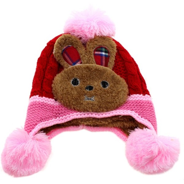 κόκκινο- ροζ Παιδικό σκουφάκι Prahar