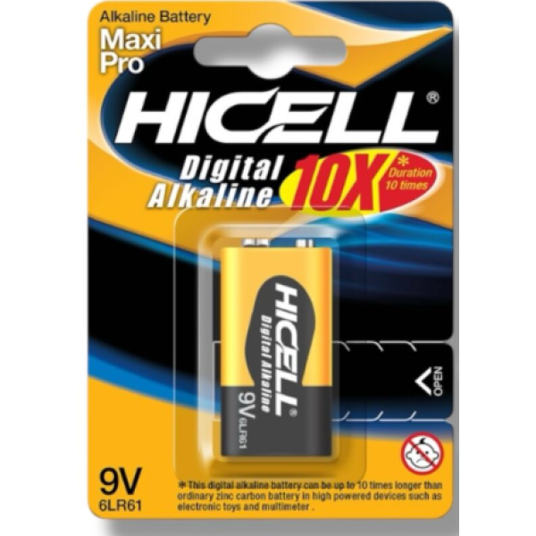 Hicell Μπαταρία Αλκαλική LR61 9V
