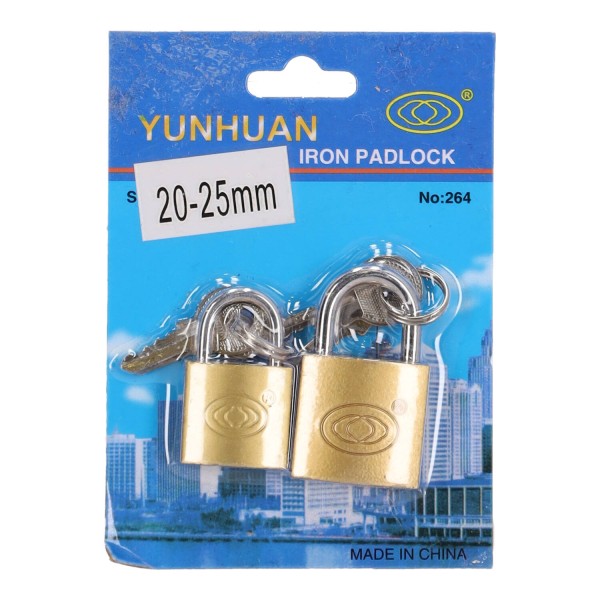 Yunhuan Λουκέτο με Κλειδί 20-25mm