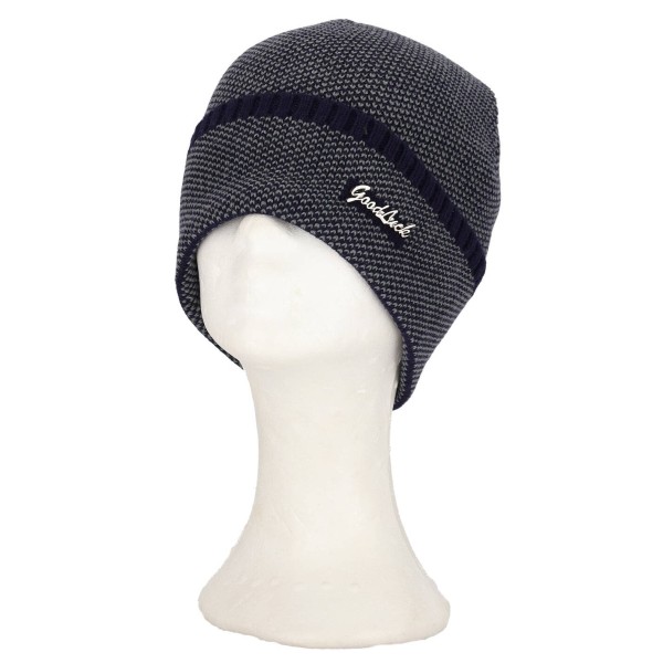 Q&Q Ανδρικό Πλεκτό Σκουφάκι με Επένδυση -Good Luck