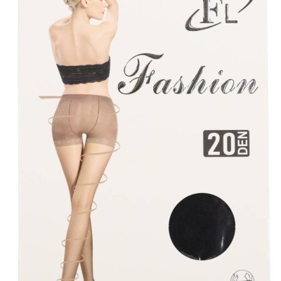 FL Fashion Ελαστικό Γυναικείο Καλσόν με Ενίσχυση και Αόρατη Μύτη 20 Den FL Fashion Ελαστικό Γυναικείο Καλσόν με Ενίσχυση και Αόρατη Μύτη 20 Den