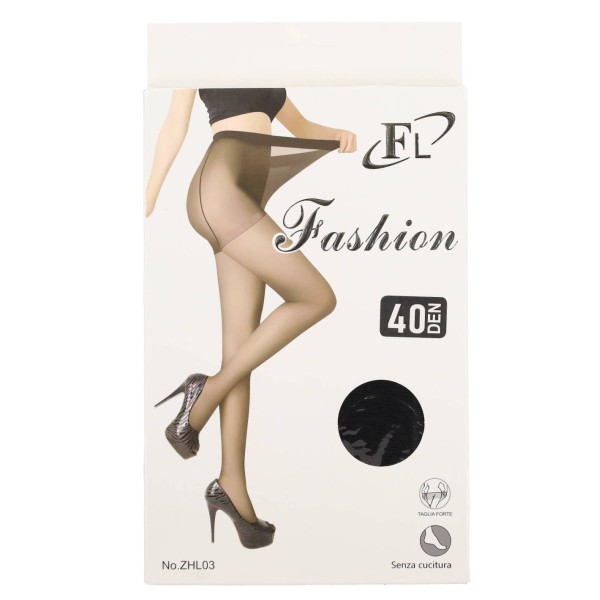 FL Fashion Ελαστικό Γυναικείο Καλσόν Διαφανές με Ενίσχυση 40 Den