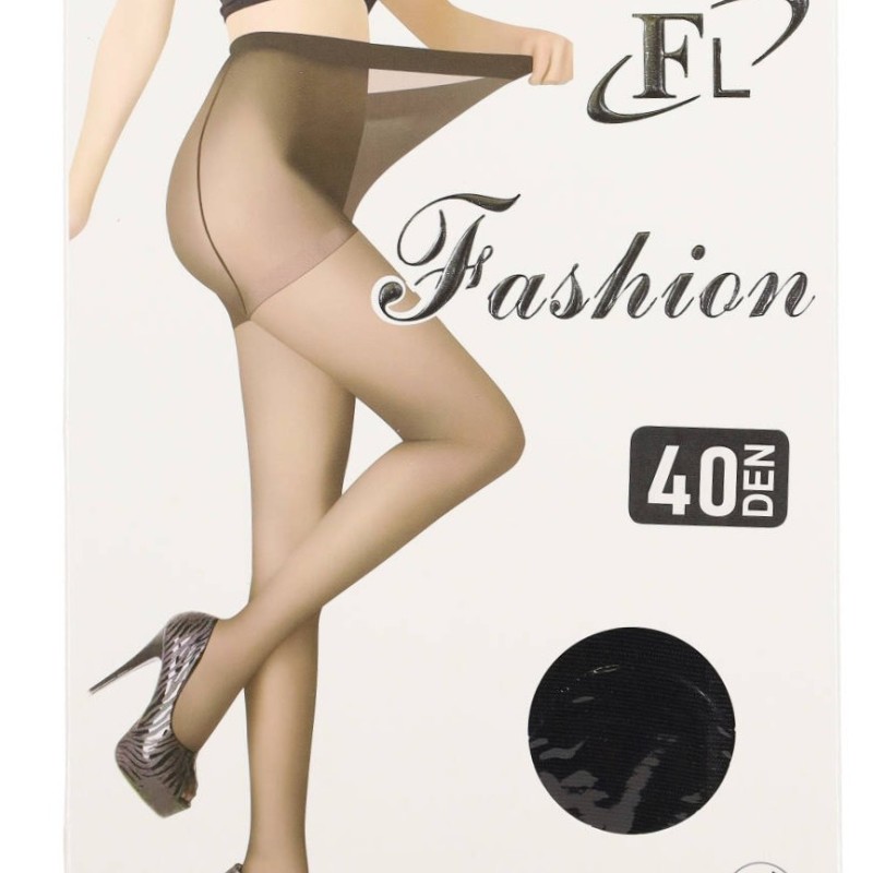 FL Fashion Ελαστικό Γυναικείο Καλσόν Διαφανές με Ενίσχυση 40 Den