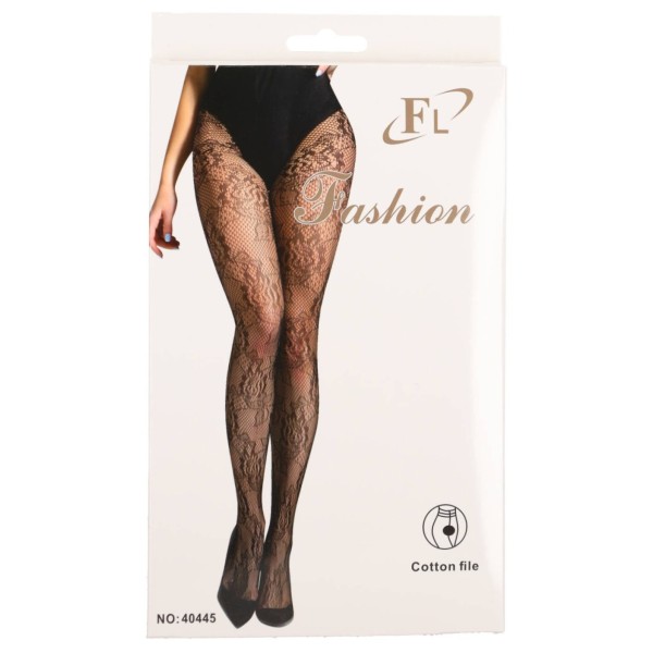 FL Fashion Γυναικείο Καλσόν με Δαντέλα