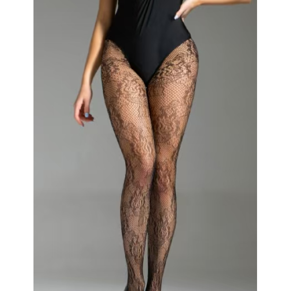 FL Fashion Γυναικείο Καλσόν με Δαντέλα