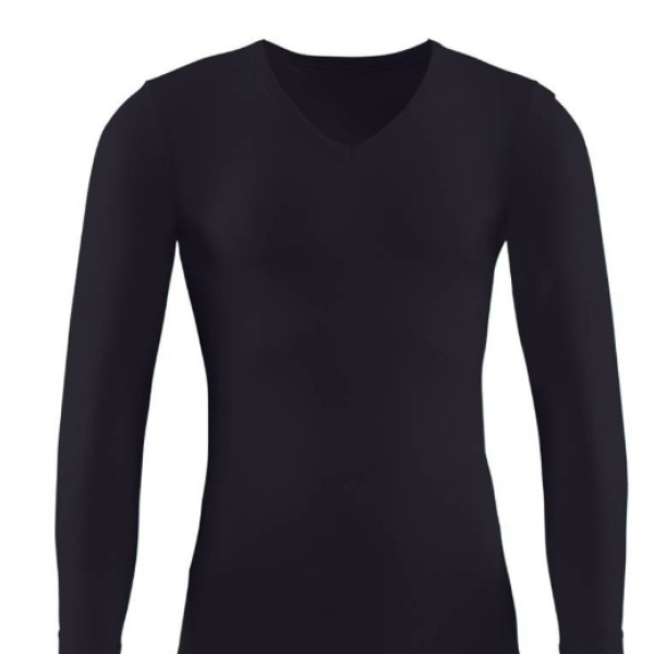 Fashion Ανδρική Ισοθερμική Μακρυμάνικη Μπλούζα V Λαιμόκοψη