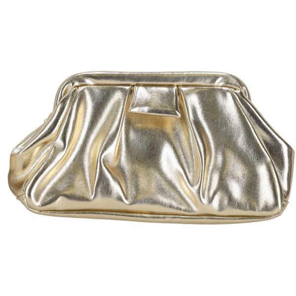 Michellermoon Γυναικείο Βραδινό Τσαντάκι Δερματίνη με Αλυσίδα