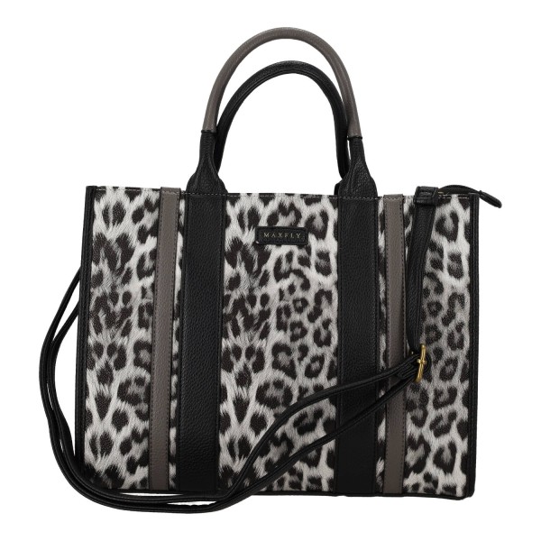 Maxfly Γυναικεία Τσάντα Δερματίνη Ώμου / Χιαστί Λεοπάρ