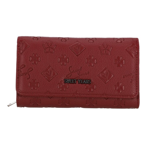 Sweet Years Γυναικείο Πορτοφόλι Δερματίνη με Μοτίβο