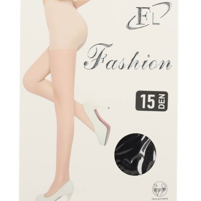 FL Fashion Ελαστικό Γυναικείο Καλσόν Διαφανές με Ενίσχυση 15 Den FL Fashion Ελαστικό Γυναικείο Καλσόν Διαφανές με Ενίσχυση 15 Den