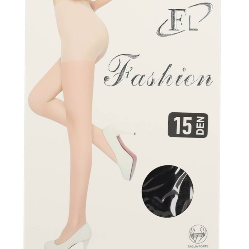 FL Fashion Ελαστικό Γυναικείο Καλσόν Διαφανές με Ενίσχυση 15 Den FL Fashion Ελαστικό Γυναικείο Καλσόν Διαφανές με Ενίσχυση 15 Den