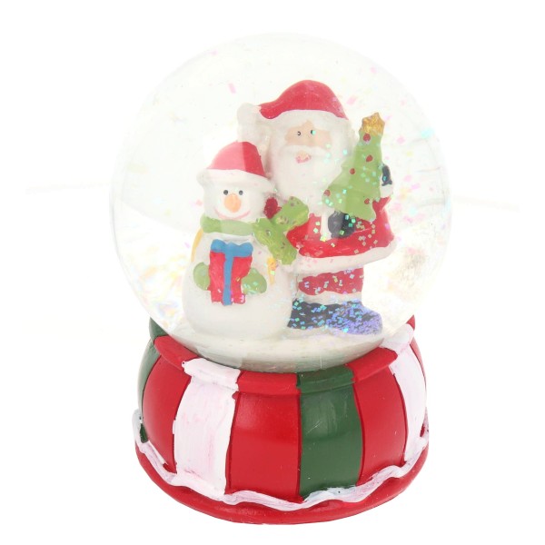 Γυάλα Χιονιού Χριστουγεννιάτικη- Άγιος Βασίλης Και Χιονάνθρωπος