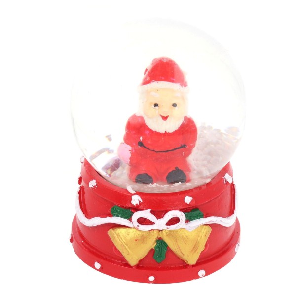 Γυάλα Χιονιού Χριστουγεννιάτικη Με Φως- Άγιος Βασίλης