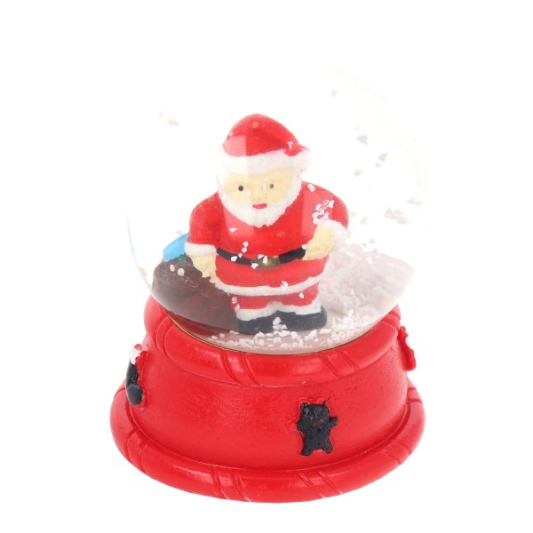 Γυάλα Χιονιού Χριστουγεννιάτικη Με Φως- Άγιος Βασίλης