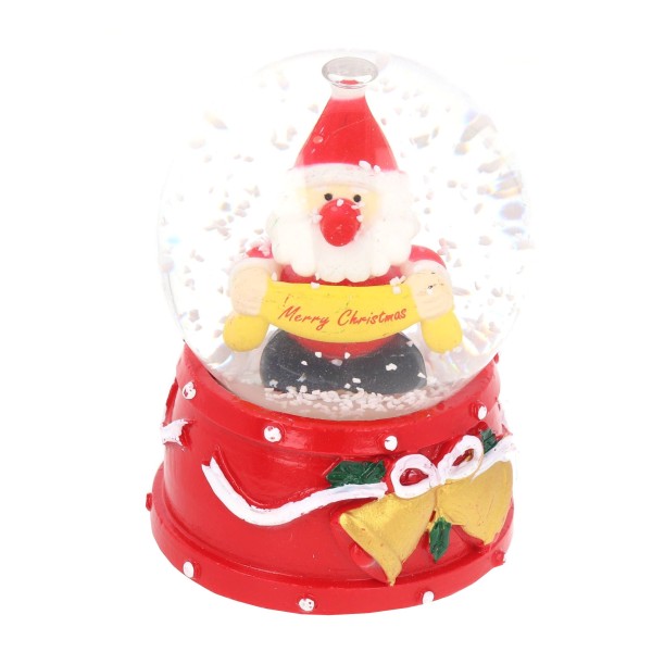 Γυάλα Χιονιού Χριστουγεννιάτικη Με Φως- Άγιος Βασίλης