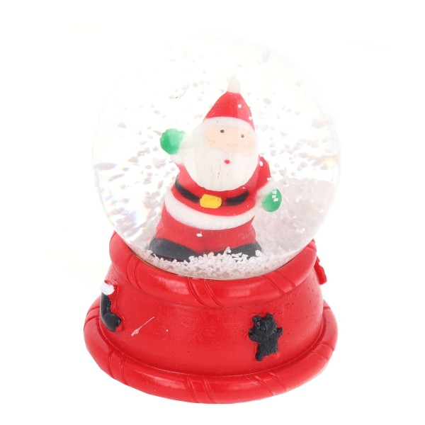 Γυάλα Χιονιού Χριστουγεννιάτικη Με Φως- Άγιος Βασίλης