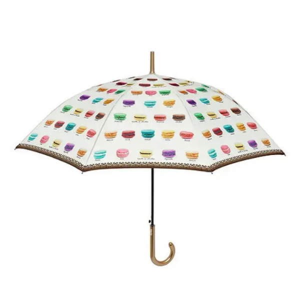 Perletti Αυτόματη Ομπρέλα Βροχής με Μπαστούνι -Macaron