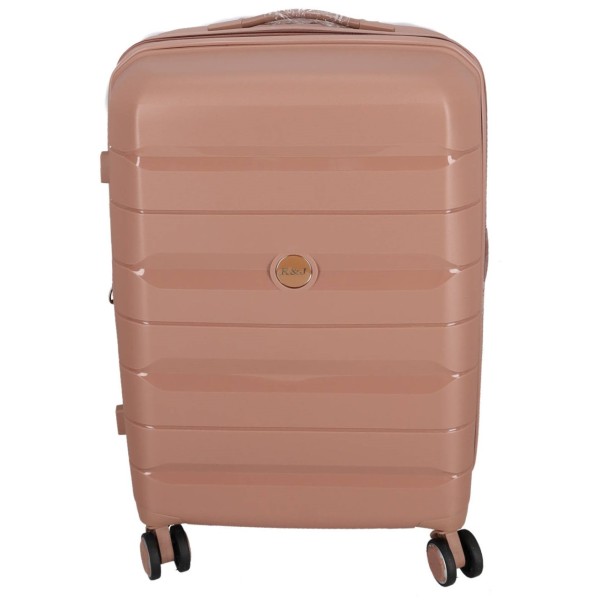 R&J Πολυπροπυλένεια Μεσαία Βαλίτσα 64cm