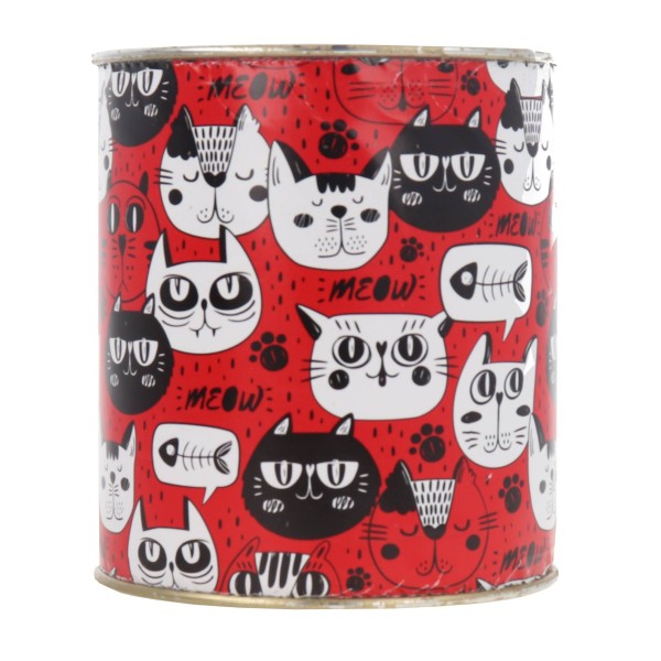 Κουμπαράς Μεταλλικός Γάτες