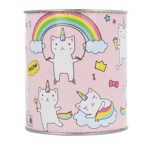 Κουμπαράς Μεταλλικός Γάτες