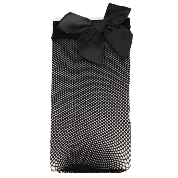 FASHION SOCKS Γυναικεία Κοντά Διχτυωτά Καλτσάκια με Φιόγκο