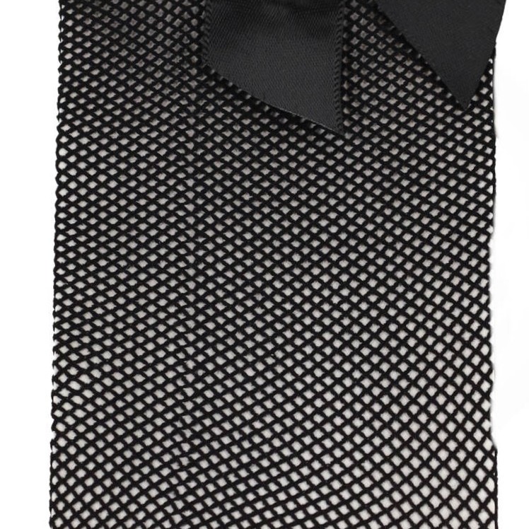 FASHION SOCKS Γυναικεία Κοντά Διχτυωτά Καλτσάκια με Φιόγκο