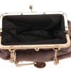BAG TO BAG Γυναικείο Βραδινό Τσαντάκι Με Αλυσίδα και Ιδιαίτερο Κούμππωμα Κλιπς