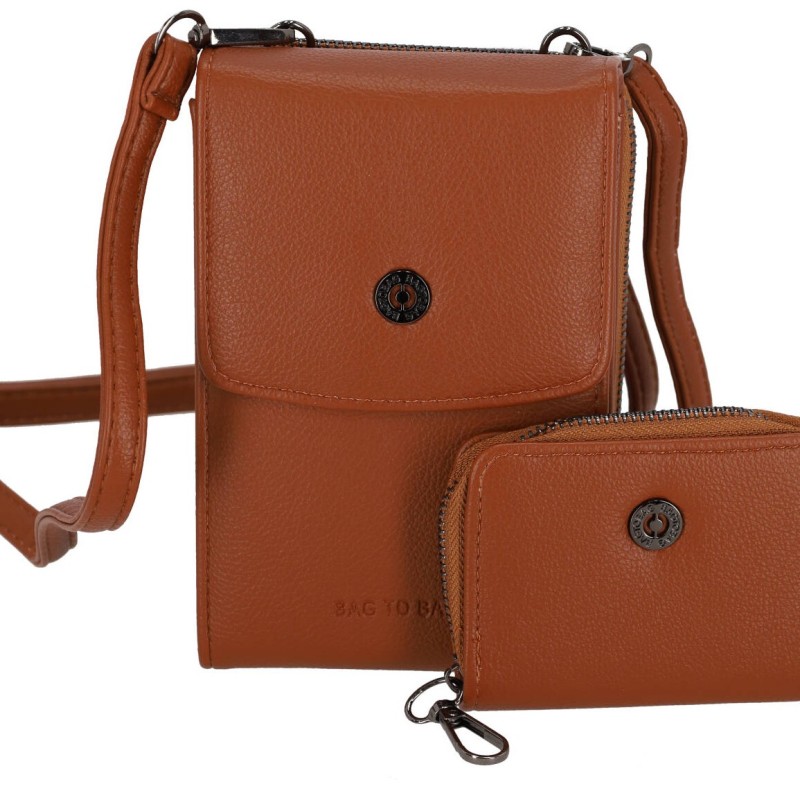 BAG TO BAG Γυναικεία Τσάντα Χιαστί με Μικρό Πορτοφολάκι BAG TO BAG Γυναικεία Τσάντα Χιαστί με Μικρό Πορτοφολάκι