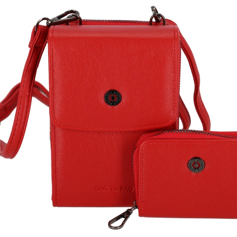 BAG TO BAG Γυναικεία Τσάντα Χιαστί με Μικρό Πορτοφολάκι BAG TO BAG Γυναικεία Τσάντα Χιαστί με Μικρό Πορτοφολάκι
