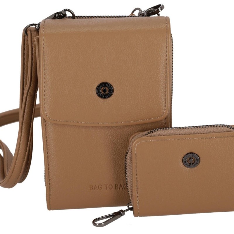 BAG TO BAG Γυναικεία Τσάντα Χιαστί με Μικρό Πορτοφολάκι BAG TO BAG Γυναικεία Τσάντα Χιαστί με Μικρό Πορτοφολάκι