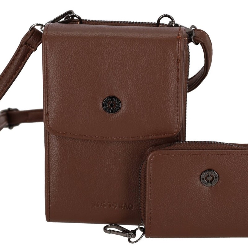 BAG TO BAG Γυναικεία Τσάντα Χιαστί με Μικρό Πορτοφολάκι BAG TO BAG Γυναικεία Τσάντα Χιαστί με Μικρό Πορτοφολάκι