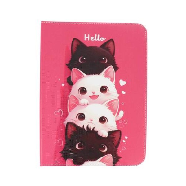 Book Cover Θήκη Tablet Με Σχέδιο Γάτες   (Universal 8'') Αξεσουάρ Κινητών/Tablet