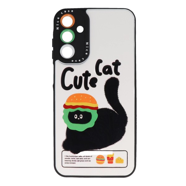 Cookover Back Cover Θήκη Με Σχέδιο Γάτα (Samsung Galaxy S24 FE)